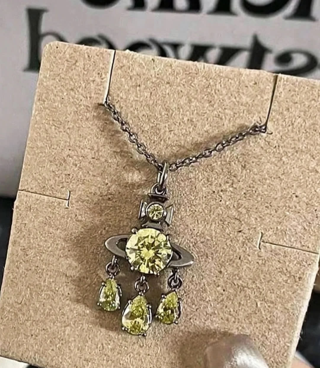 Vivienne Westwood Crystal Star Pendant Necklace